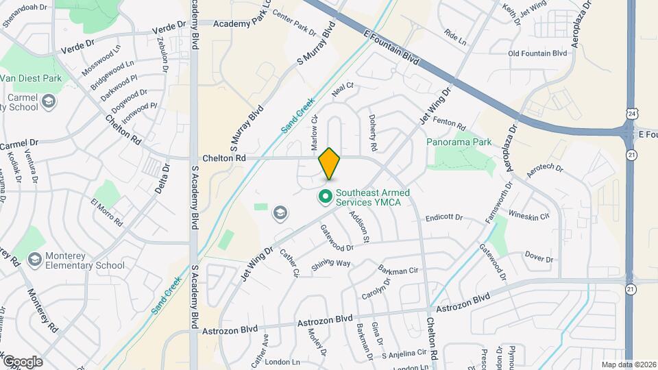 4349 Hunting Meadows Cir Map and Location Details