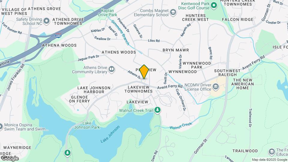 3904 Avent Ferry Rd Map and Location Details