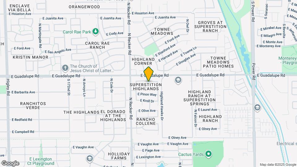 4109 E Aspen Way Map and Location Details
