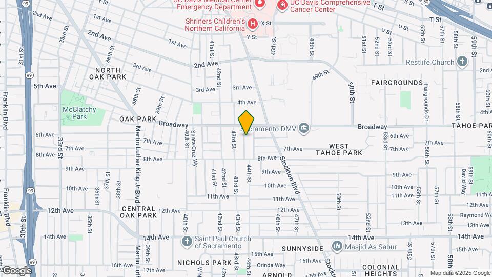 3101 44th St Map and Location Details