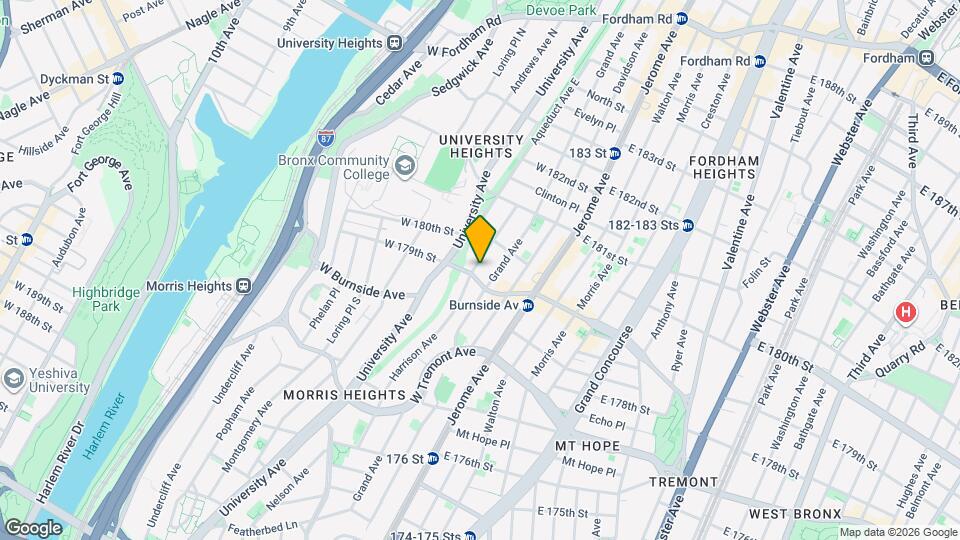 Morris Heights Senior Housing Mapa y Detalles de la Ubicación