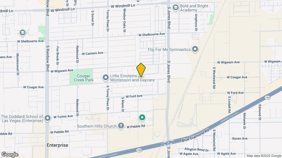 6284 W Cougar Ave Mapa y Detalles de la Ubicación
