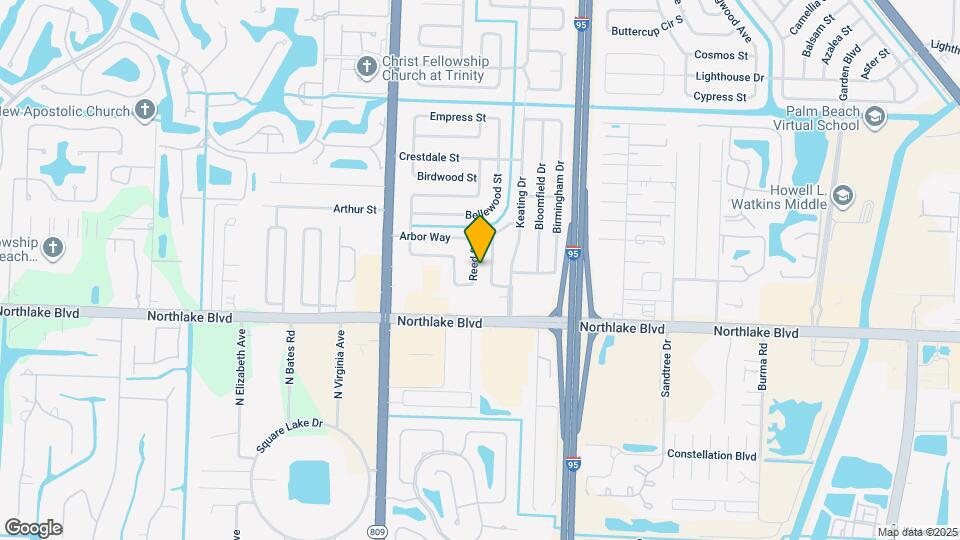 9134 Reed Dr Map and Location Details