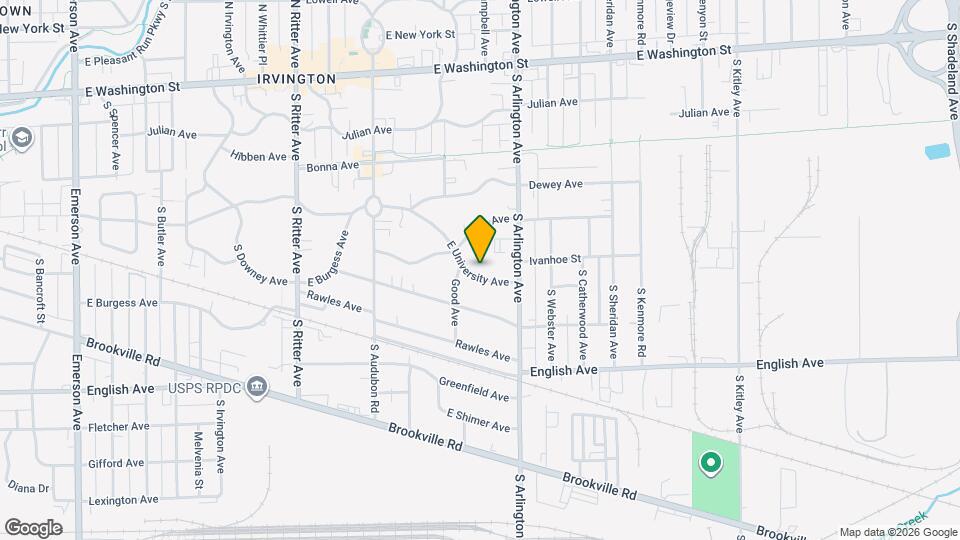 5928 E University Ave Map and Location Details