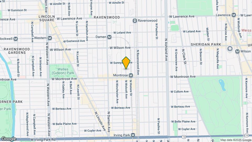 4427 N Wolcott Ave, Unit M00B Map and Location Details