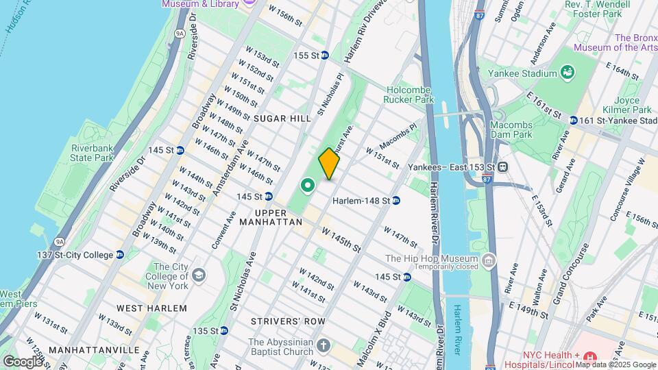 302 W 148th St Map and Location Details