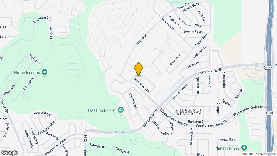 1311 Hazelbury Ln Map and Location Details