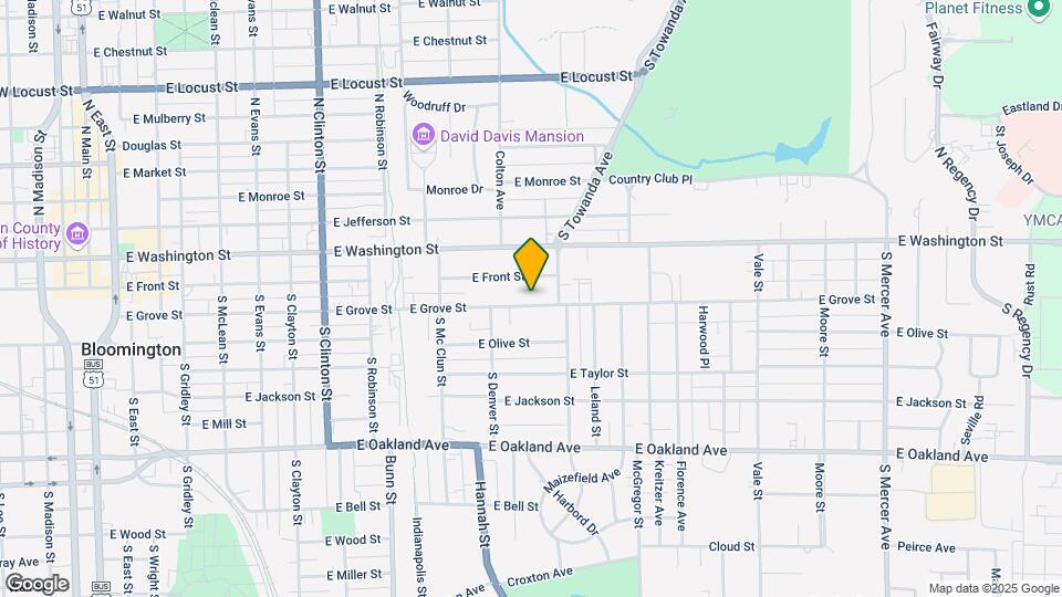 1114 E Grove St Mapa y Detalles de la Ubicación