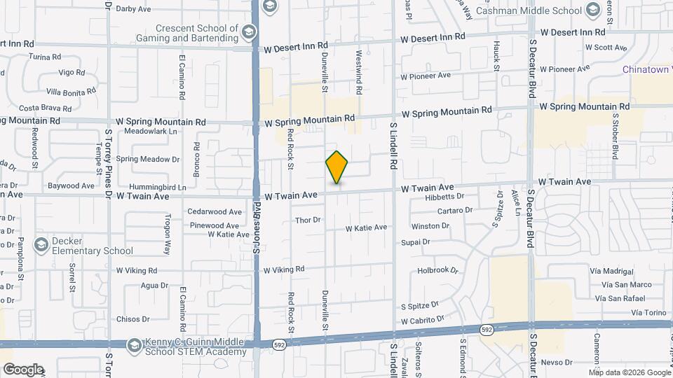 3697 S Jicama St Map and Location Details