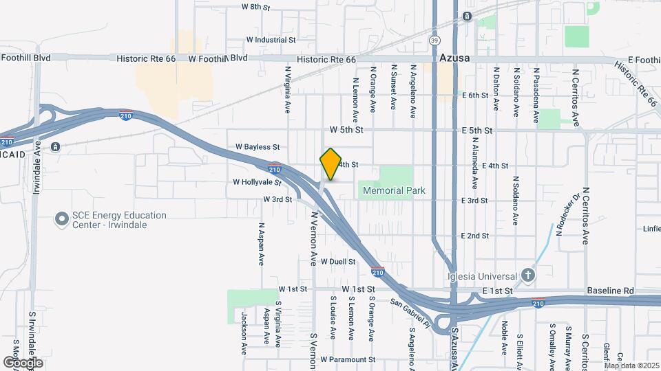 722 W Hollyvale St Map and Location Details