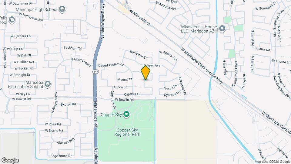 44019 W Mescal Dr Map and Location Details