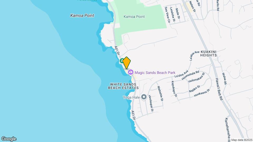 Kona Magic Sands Map and Location Details