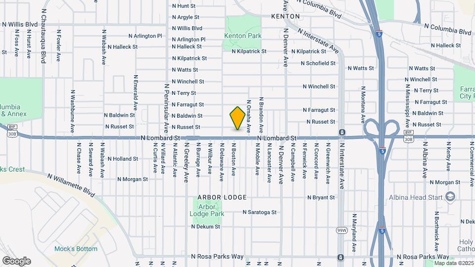 2335-2353 N Lombard St Map and Location Details