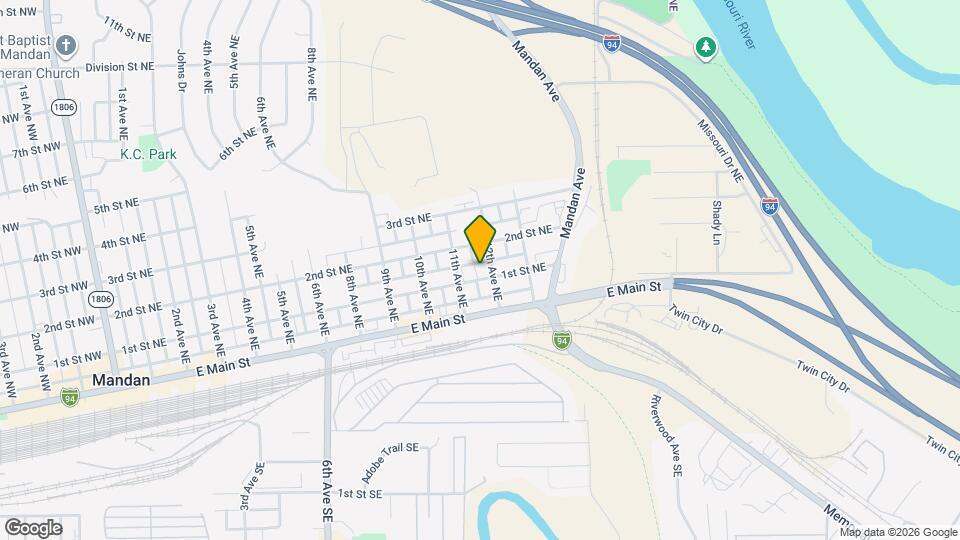 1206 1st St NE Map and Location Details