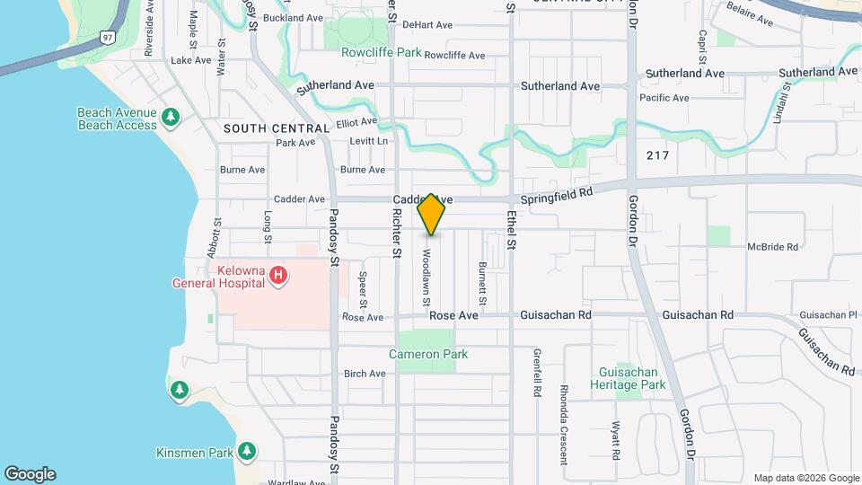 2167 Woodlawn St Map and Location Details