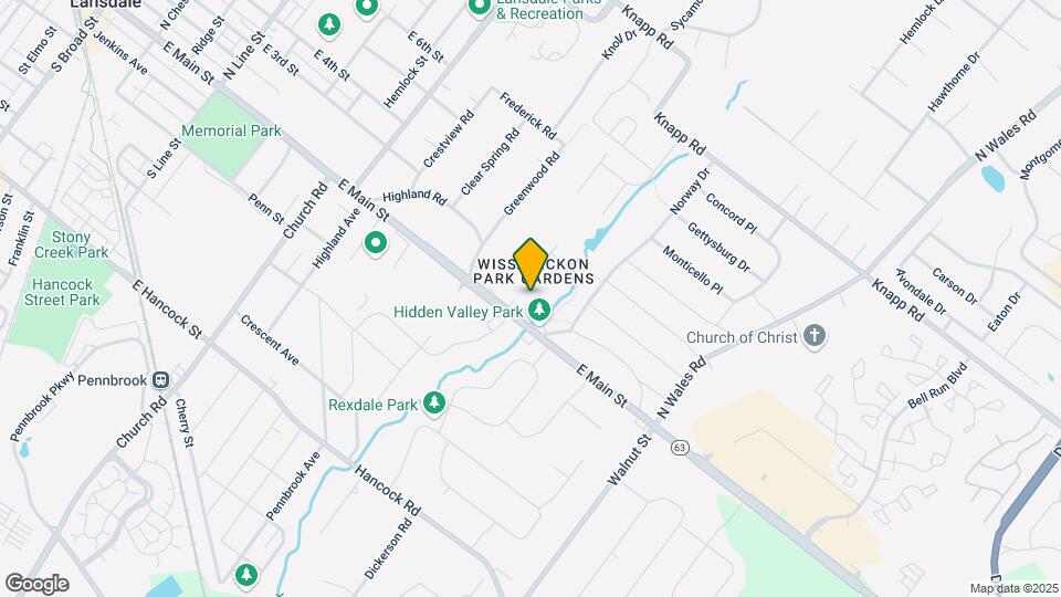 Wissahickon Park Apartment Homes Mapa y Detalles de la Ubicación