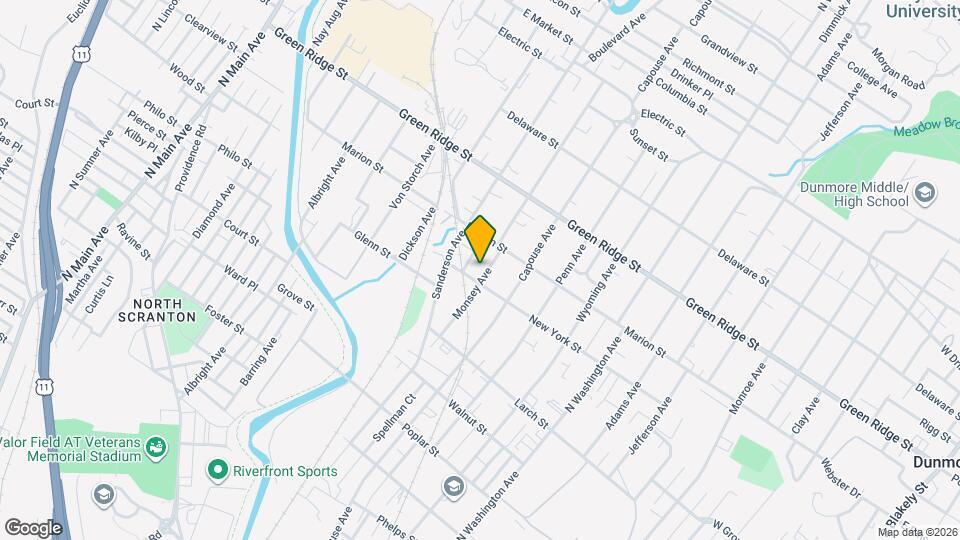 1409 Monsey Ave Map and Location Details