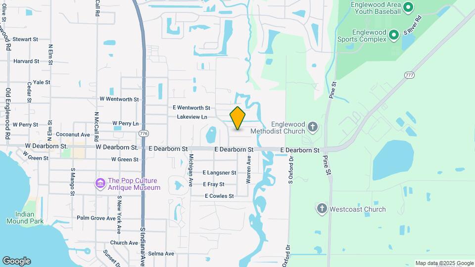 420 Palm Creek Dr Map and Location Details