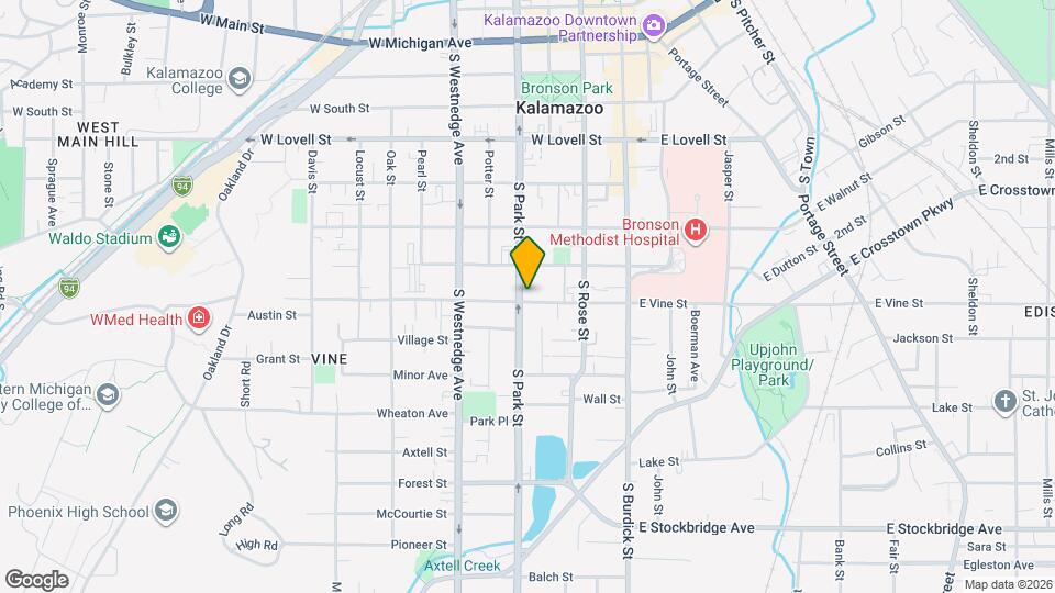 320 W Vine St Mapa y Detalles de la Ubicación