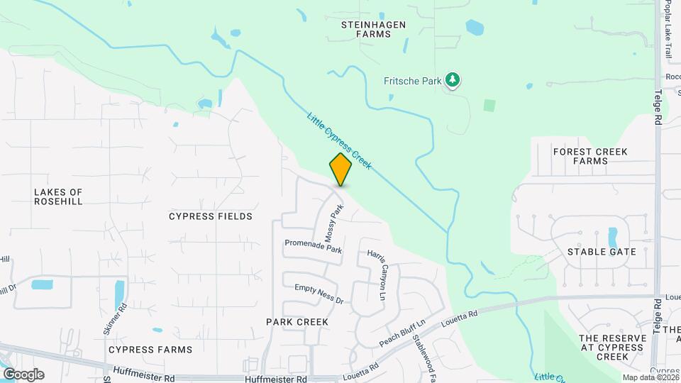 16818 Ranger Ridge Dr Map and Location Details