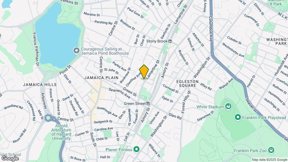 295 Lamartine St, Unit 1 Map and Location Details