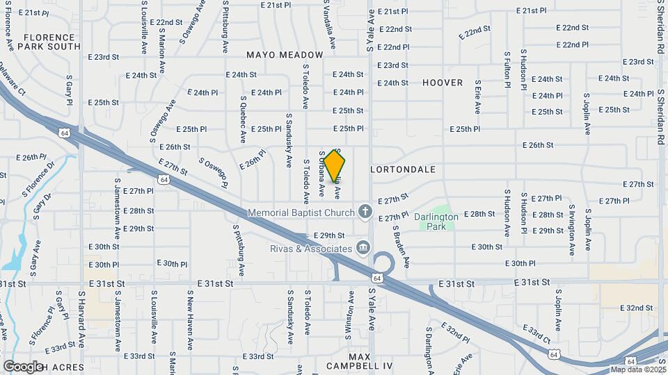 2658 S Vandalia Ave Map and Location Details