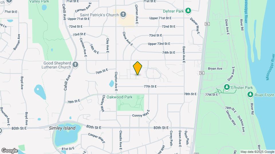 7637 Cody Ln Map and Location Details