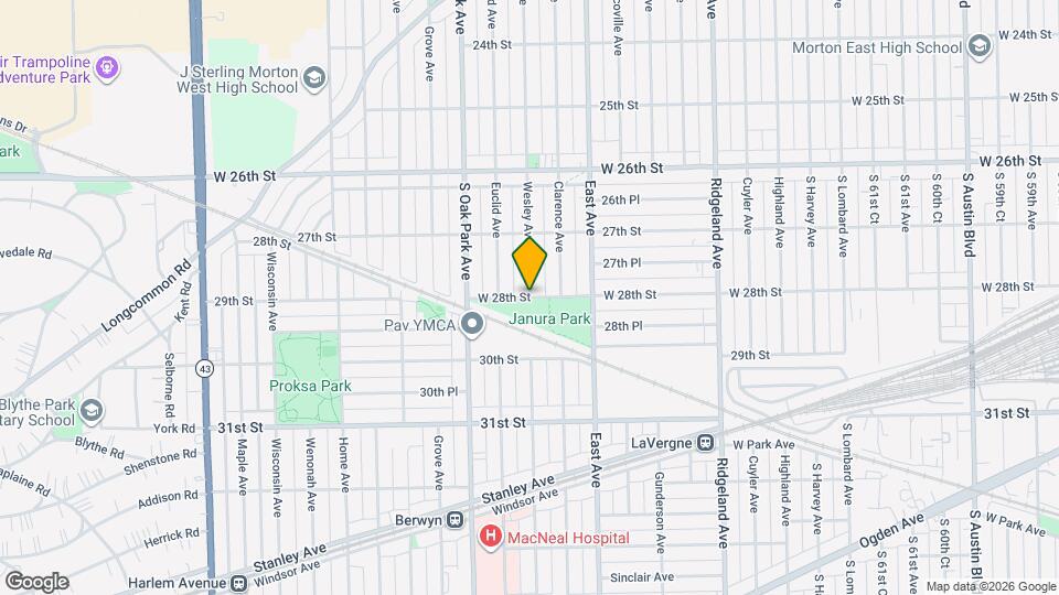 27230 Wesley Ave Map and Location Details