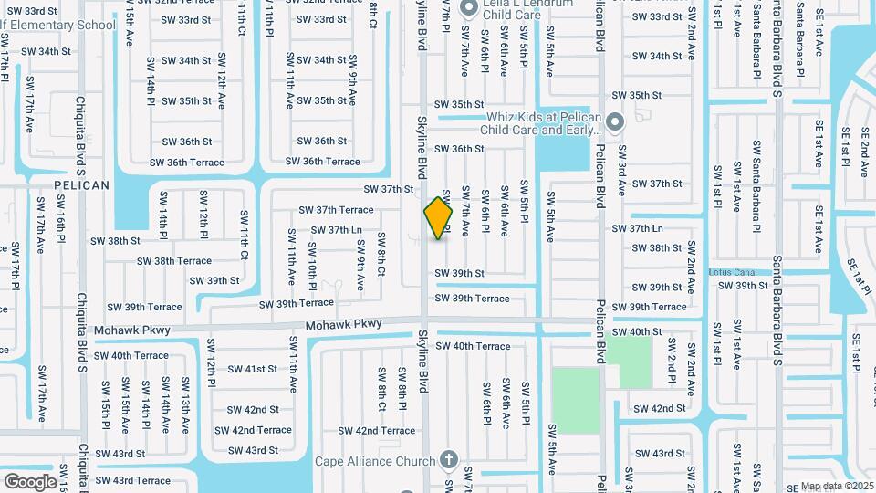3806 SW 7th Pl Map and Location Details