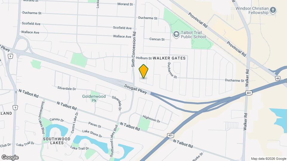 4255 Zurich Ave Map and Location Details