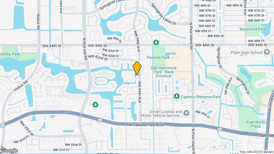 3921 NW 94th Ave Mapa y Detalles de la Ubicación