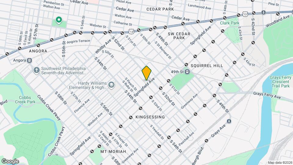 1149 S Wilton St Map and Location Details