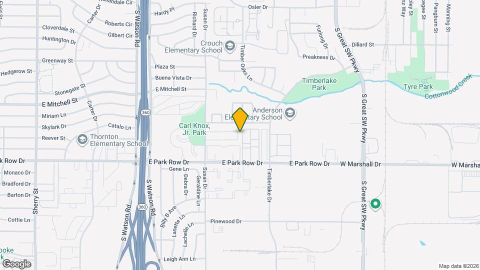 1307 Luna Linda Dr Map and Location Details