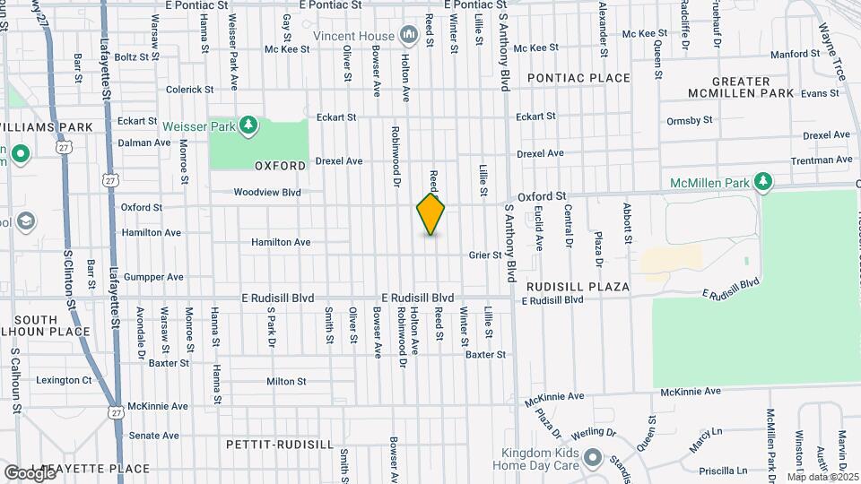 3616 Reed St Map and Location Details