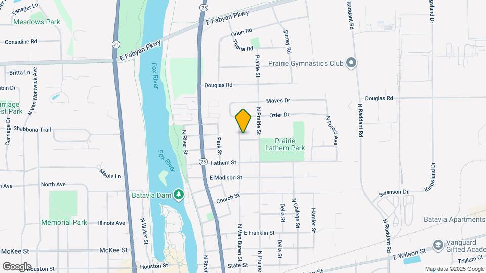 804 N Van Buren St Map and Location Details