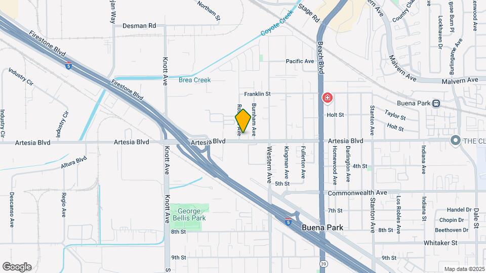 7351 Artesia Blvd Mapa y Detalles de la Ubicación