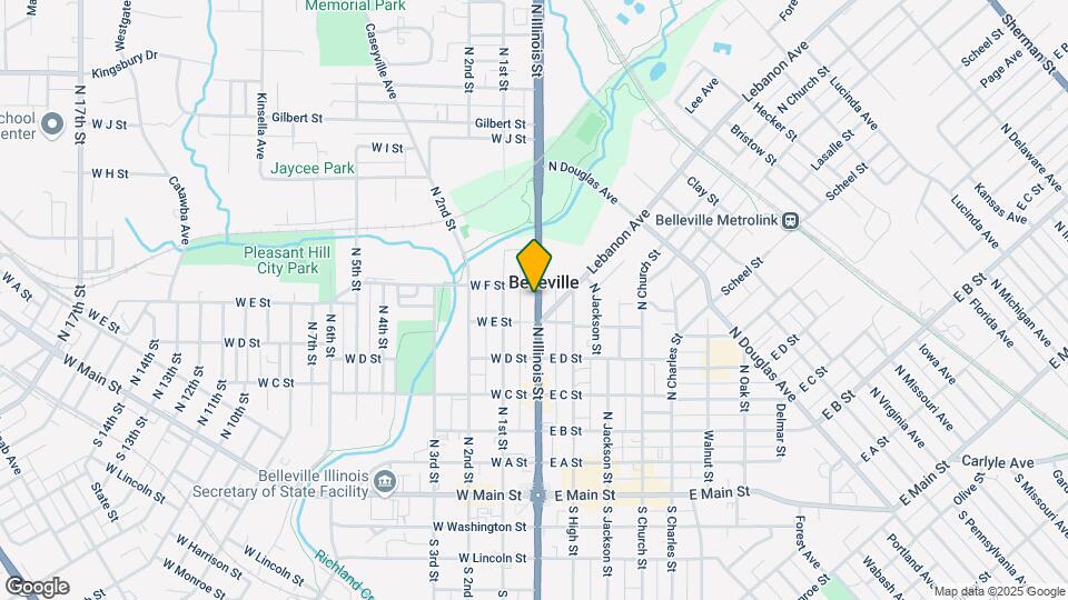 517 N Illinois St Map and Location Details