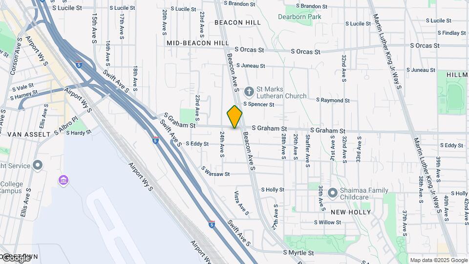 2419 S Graham St Map and Location Details