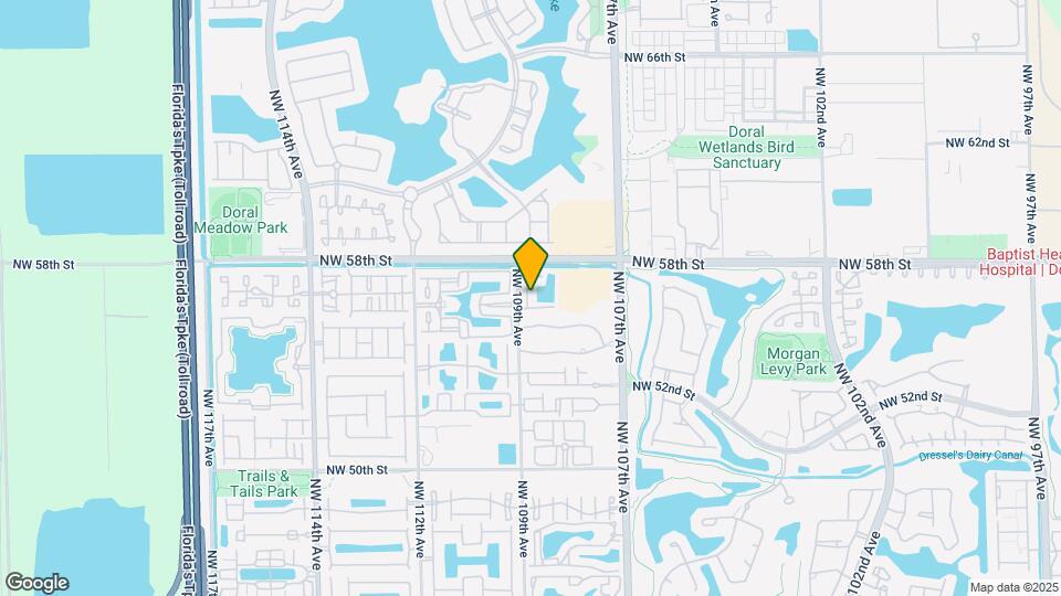 5705 NW 109th Ave Map and Location Details