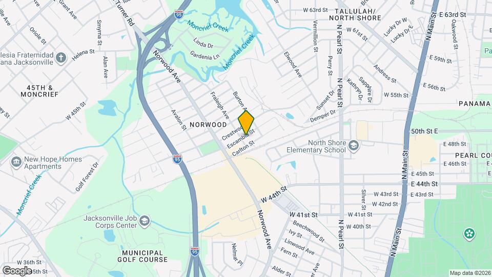 750 Escambia St Map and Location Details