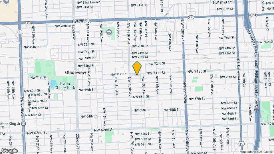 1541 NW 70th St Map and Location Details