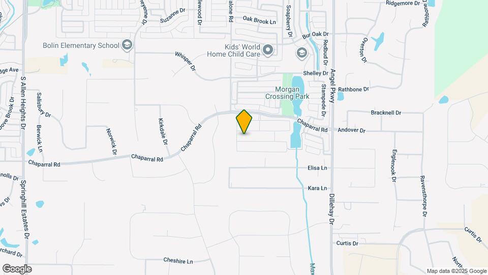 1615 Nestledown Dr Map and Location Details