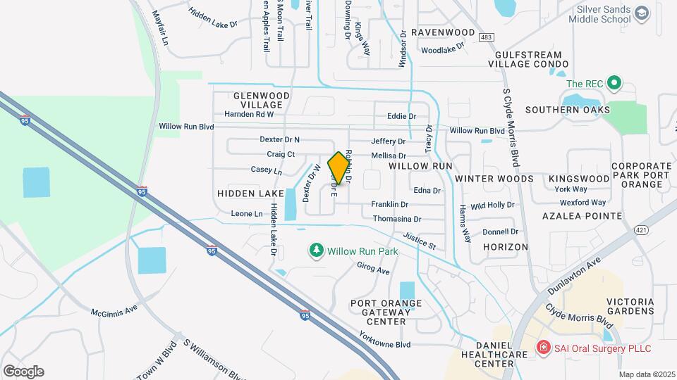 1357 Dexter Dr E Map and Location Details