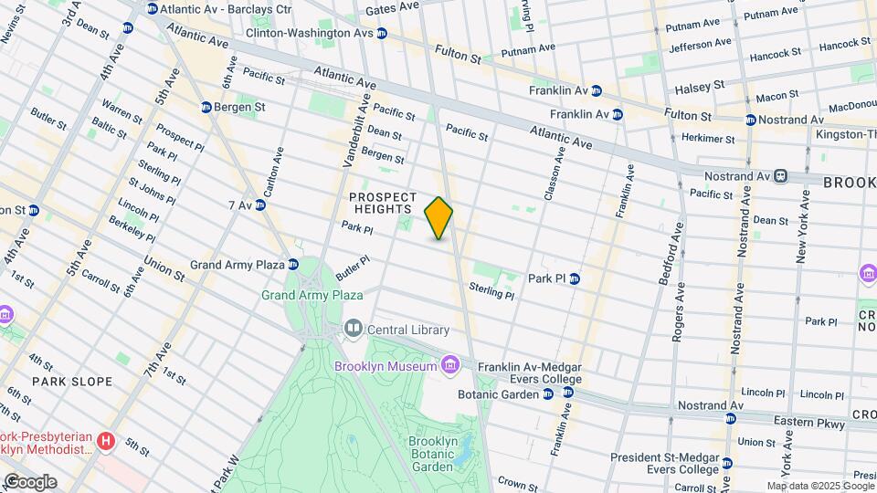 411 Park Pl Map and Location Details
