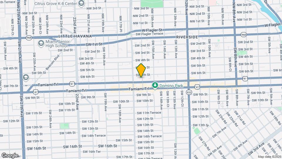 628 SW 16th Ave Map and Location Details