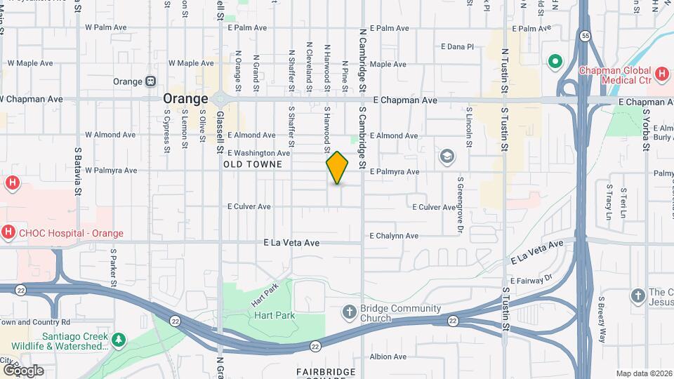 352 S Pine St Map and Location Details