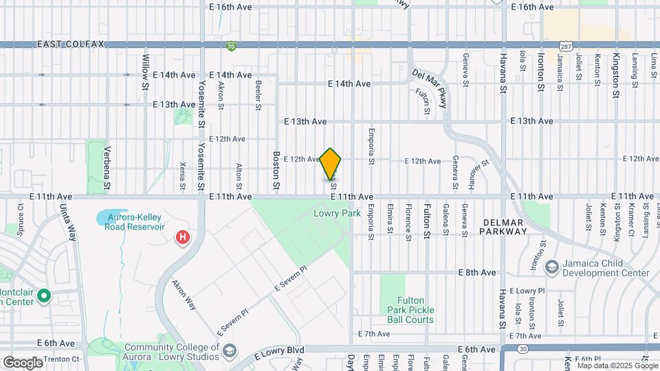 1125 Dallas St Map and Location Details