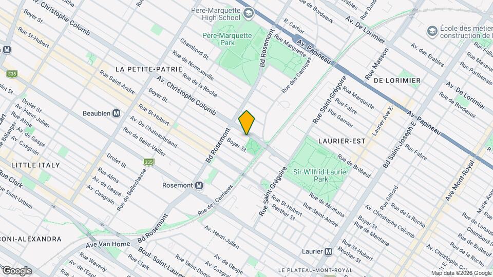 5666-5674 Christophe-Colomb Ave Map and Location Details