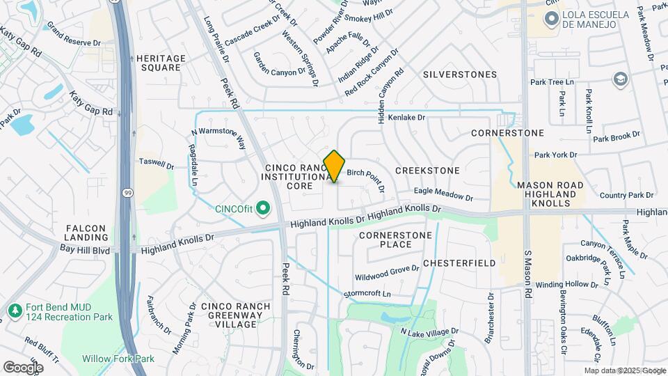 1502 Brook Grove Dr Map and Location Details