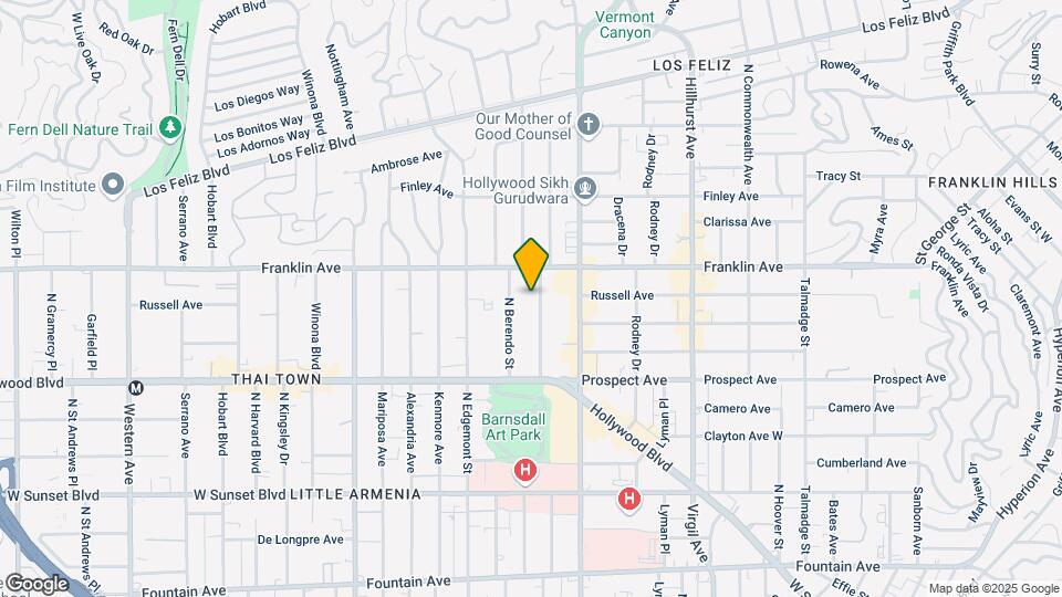 1831 N New Hampshire Ave Mapa y Detalles de la Ubicación